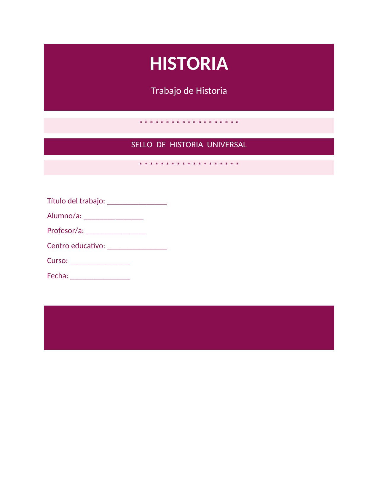 Portada Portada de Historia — Creativa
