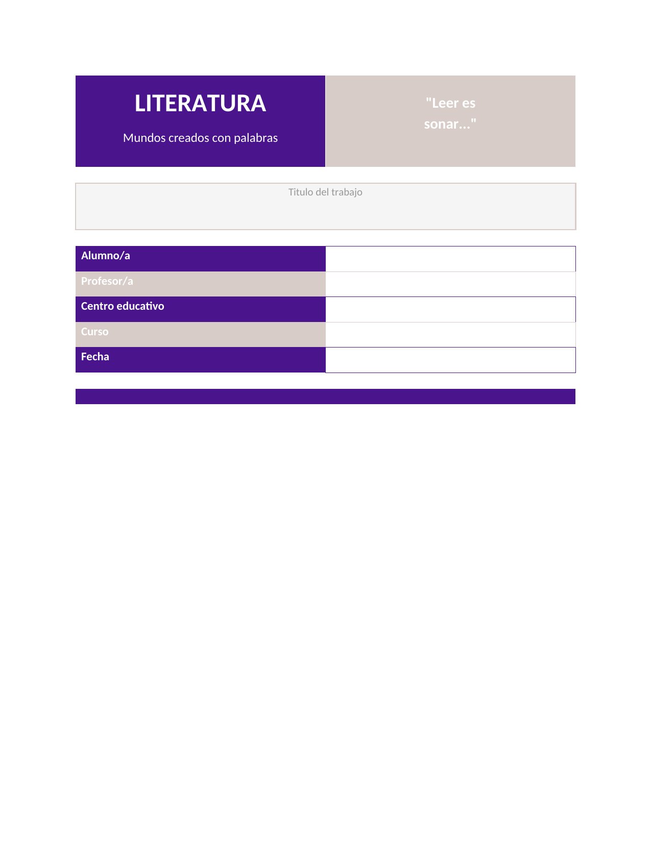 Portada Portada de Literatura — Creativa