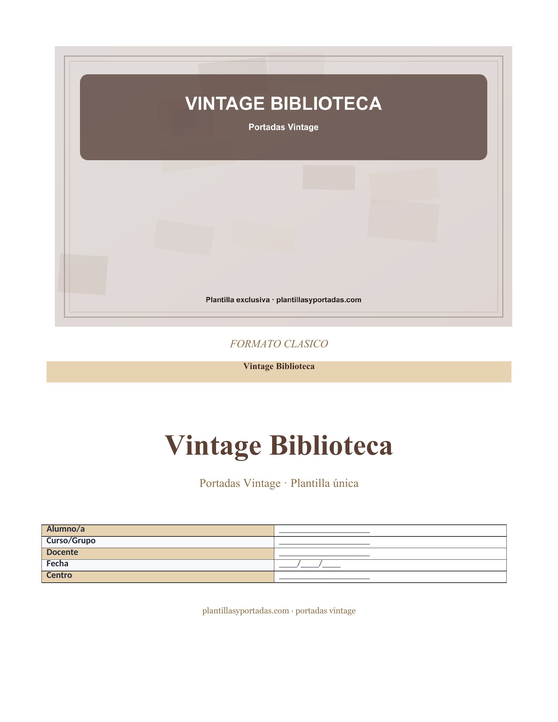 portadas vintage Vintage Biblioteca
