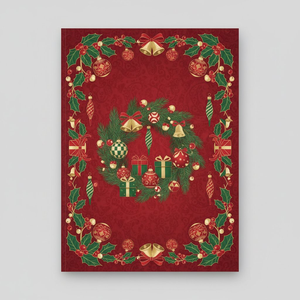 Diseño Clásico Rojo y Verde