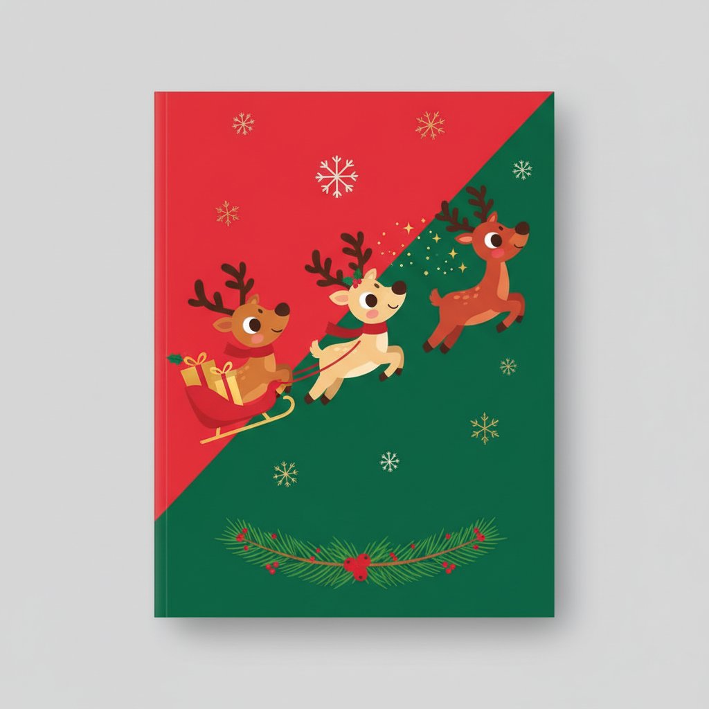 Diseño de Renos Divertidos