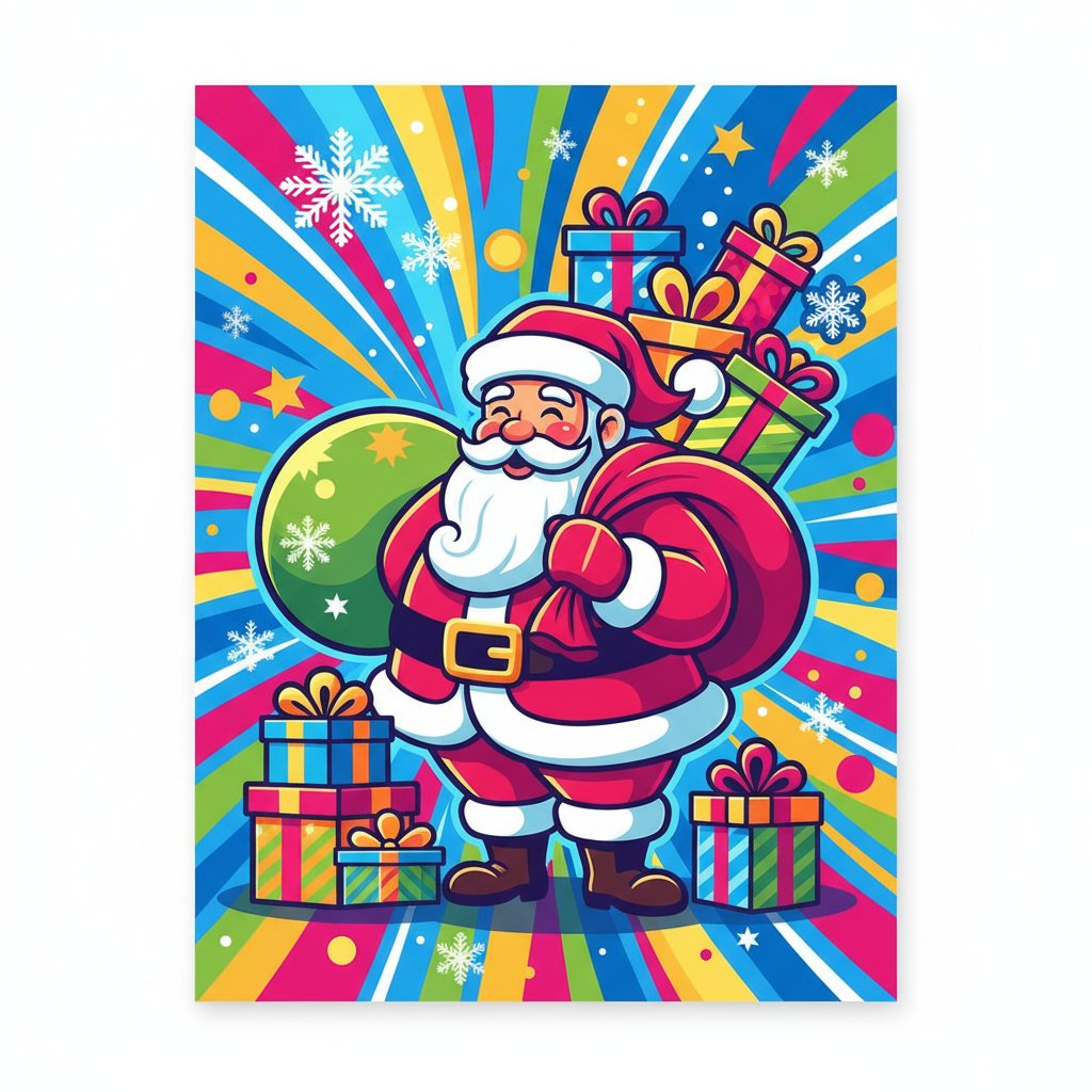 Tarjeta Festiva Colorida