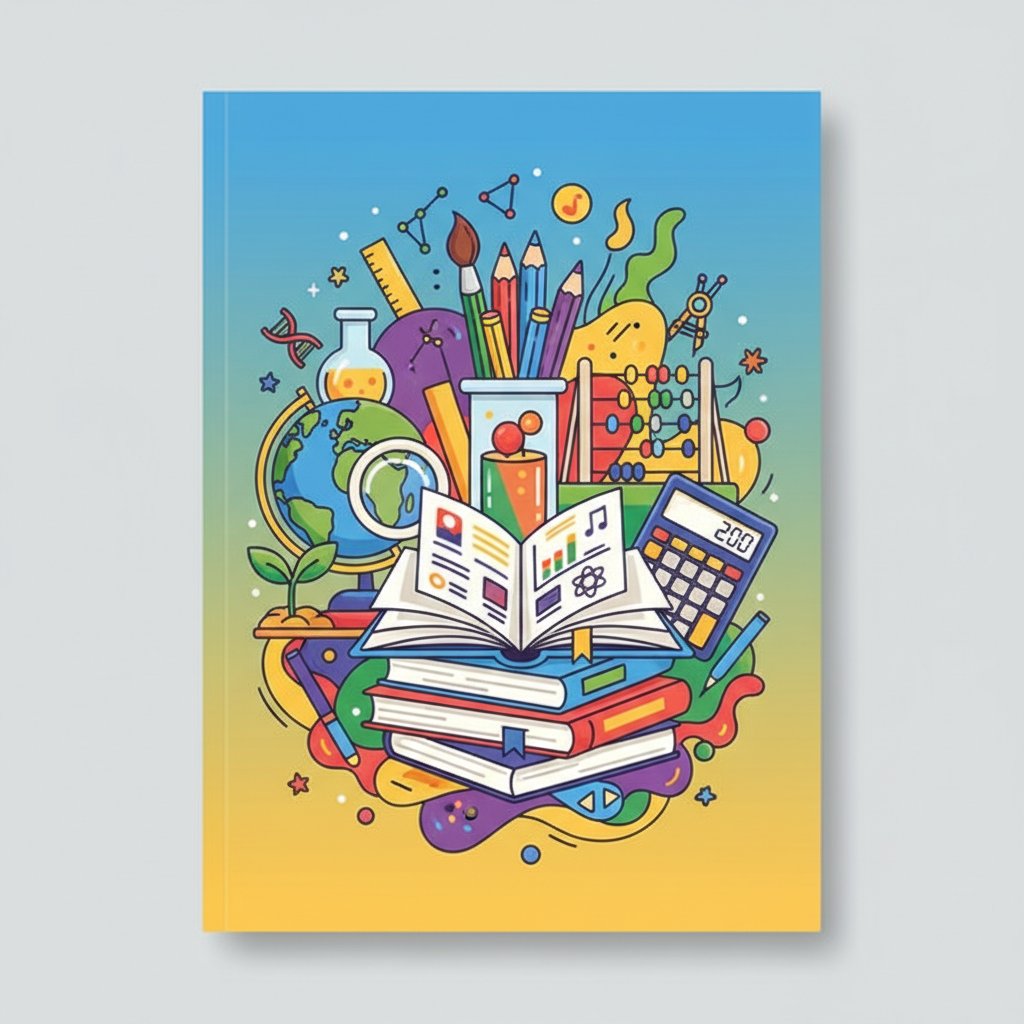 Diseño Colorido con Elementos Educativos