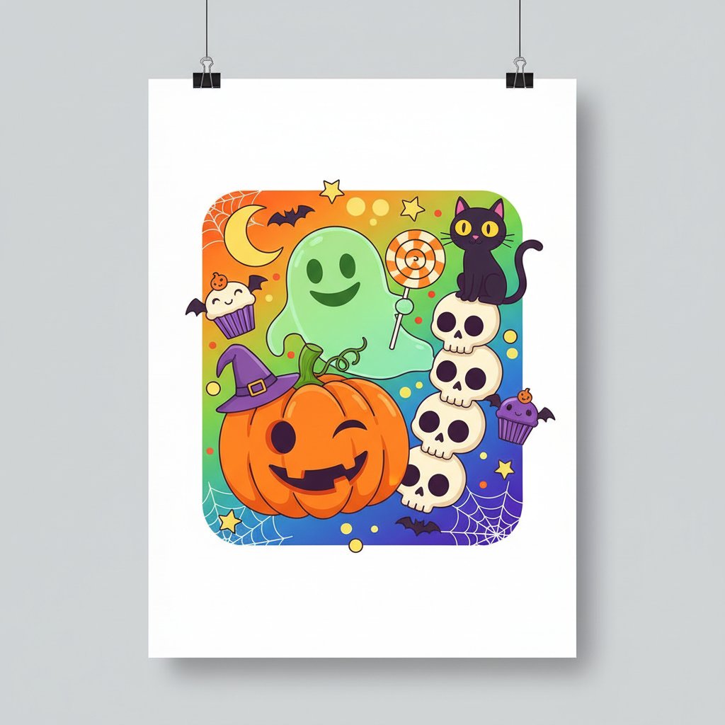 Cartel Divertido y Colorido