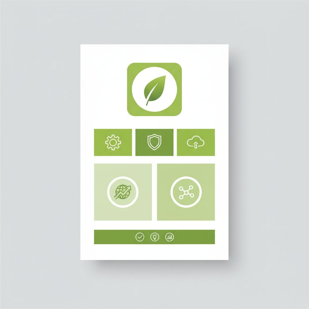 Plantilla Informativa Verde