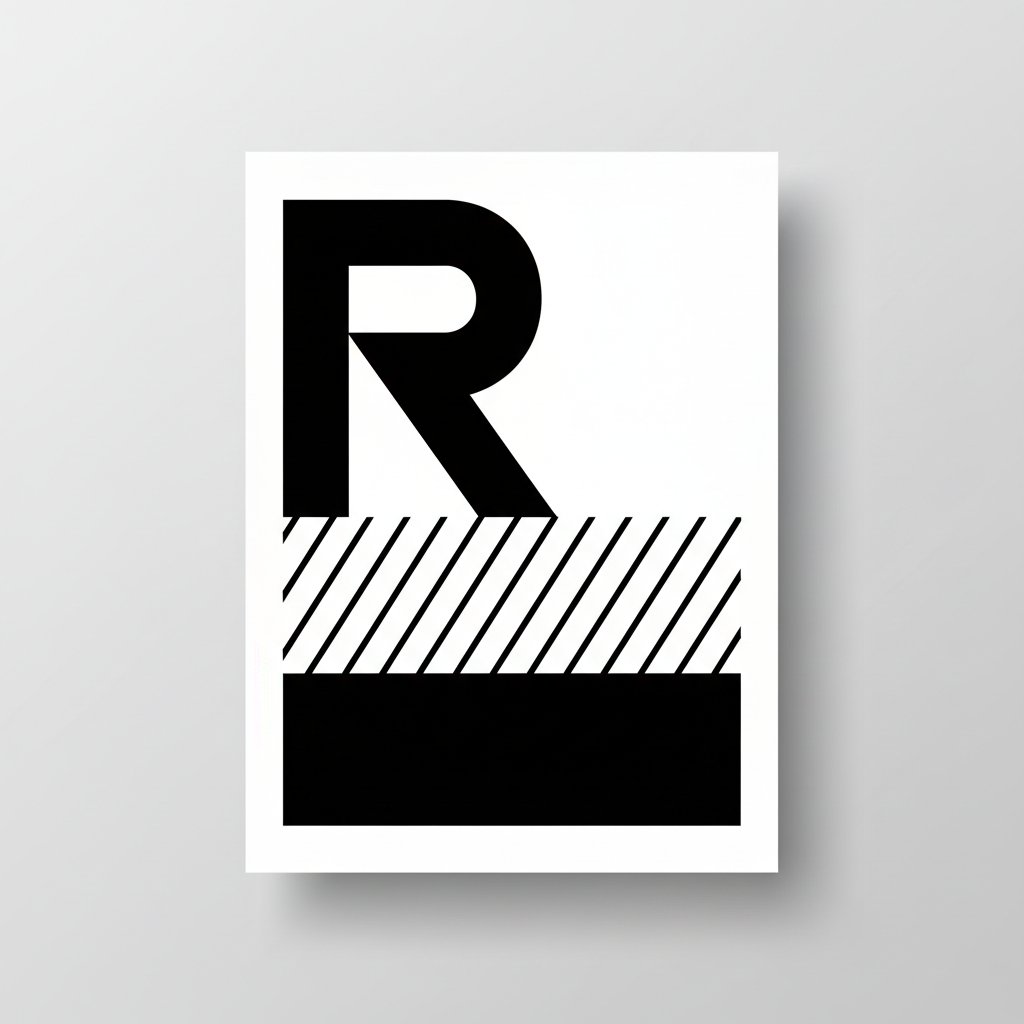 Diseño Profesional en Blanco y Negro