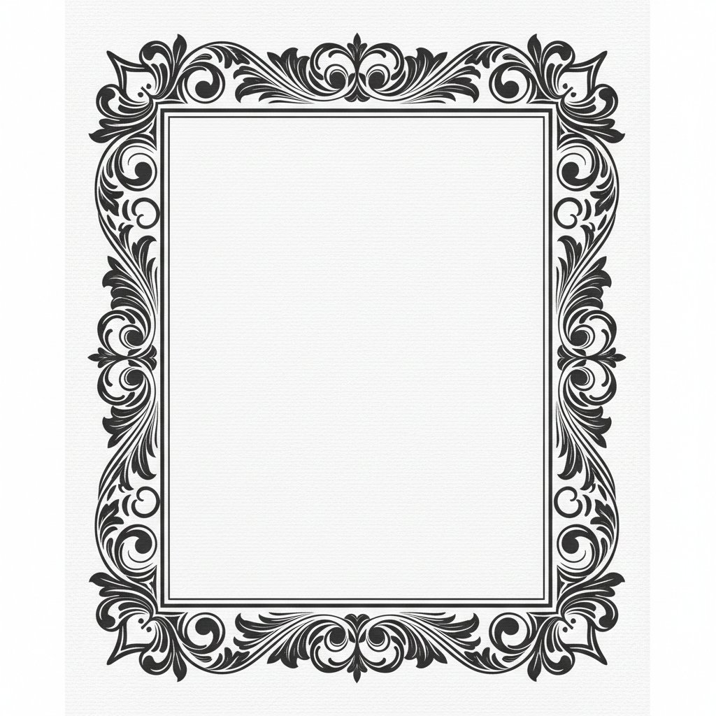 Estilo Clásico Blanco y Negro