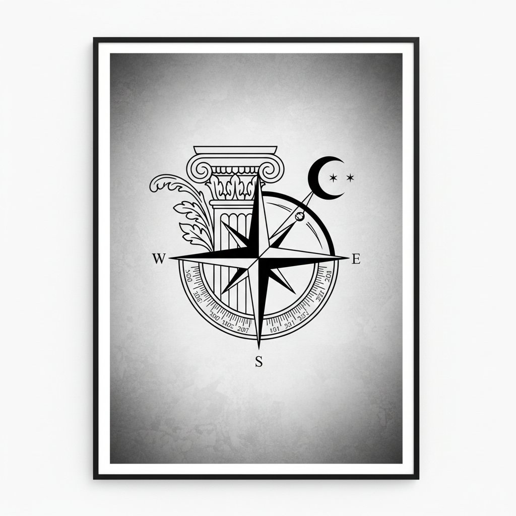 Diseño Clásico en Blanco y Negro