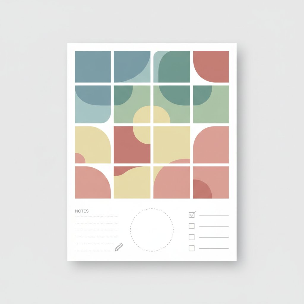 Calendario con Espacio para Notas