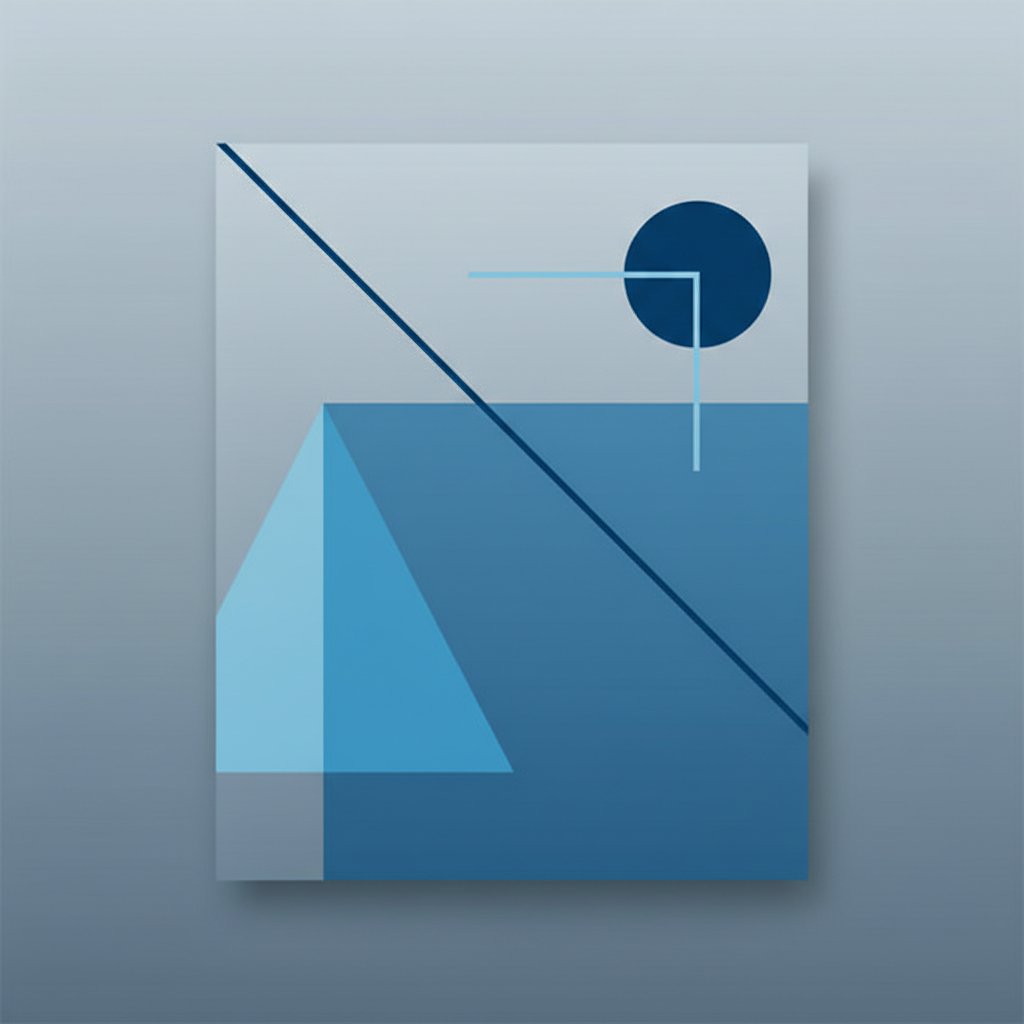 Diseño Minimalista Azul
