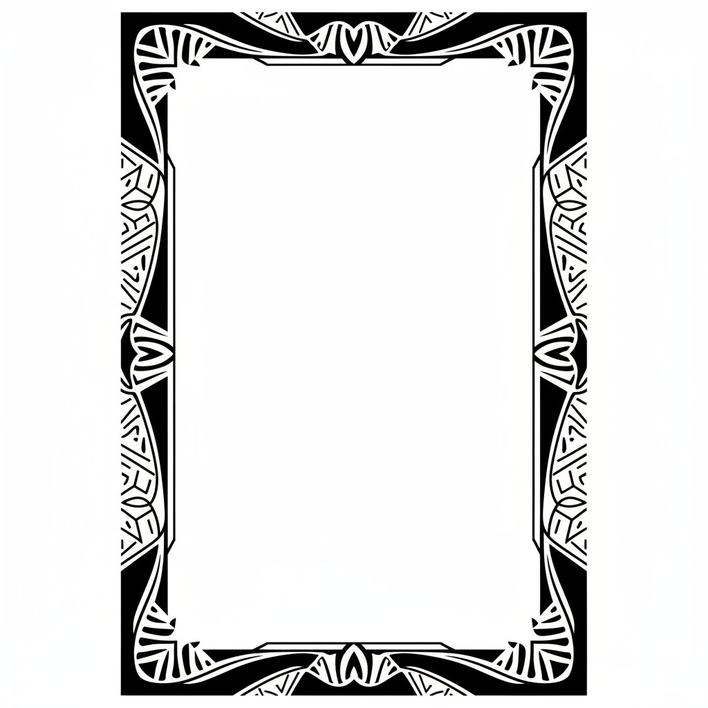 Diseño Minimalista en Blanco y Negro