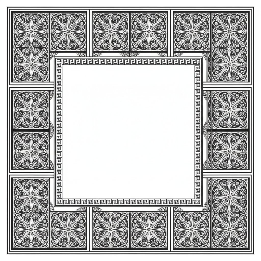 Diseño Clásico en Blanco y Negro