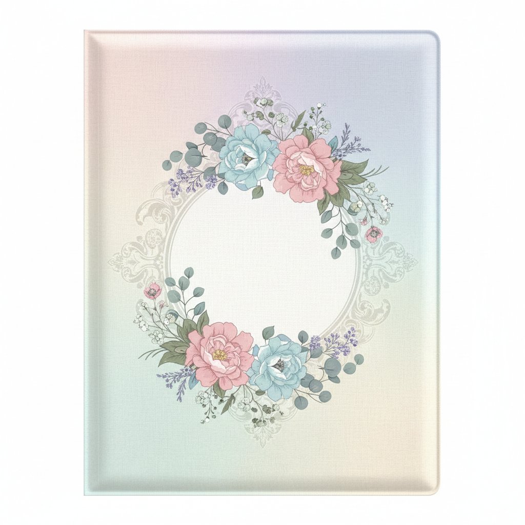 Diseño Clásico con Flores