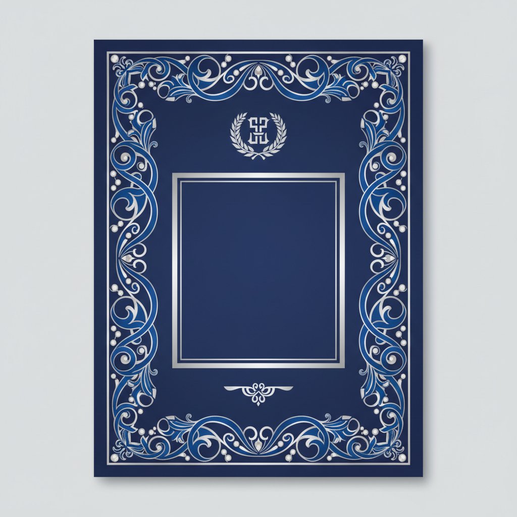 Diseño Elegante Azul