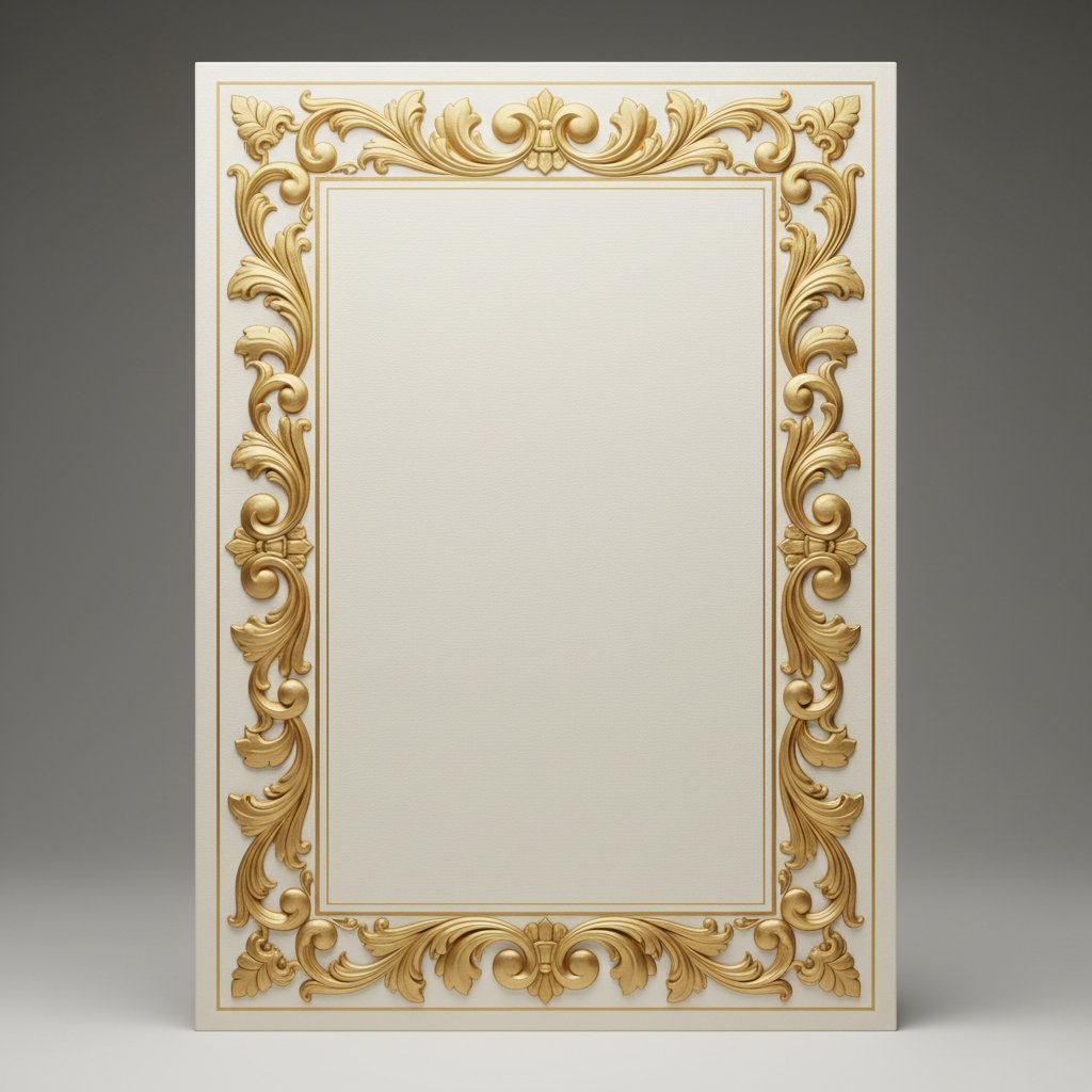 Diseño Clásico Dorado