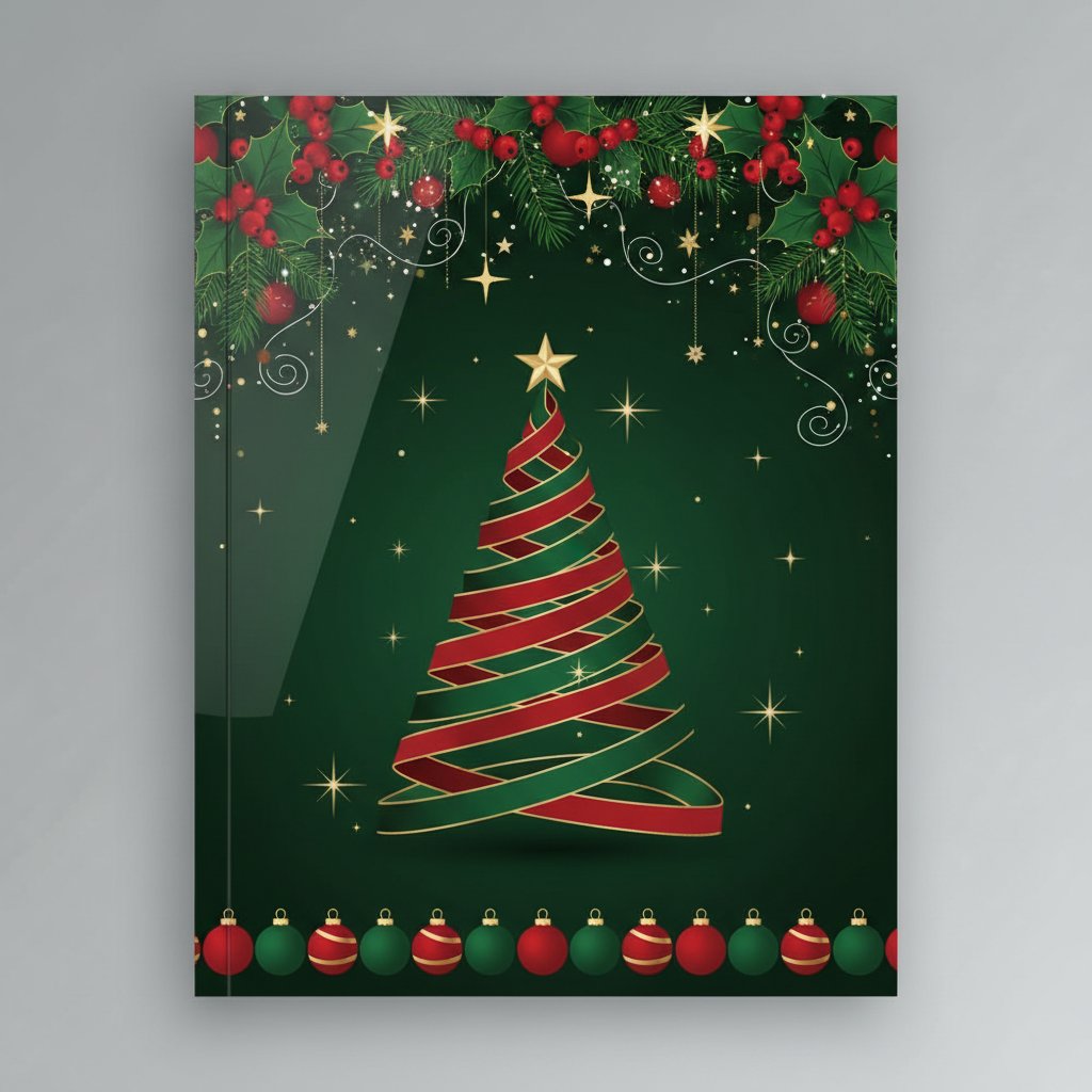 Diseño Clásico Rojo y Verde