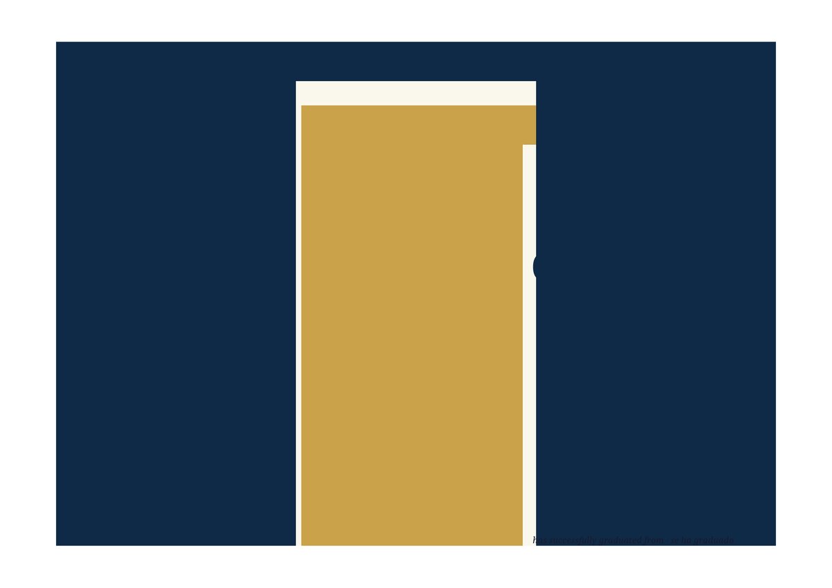 Plantilla Diploma graduación premium