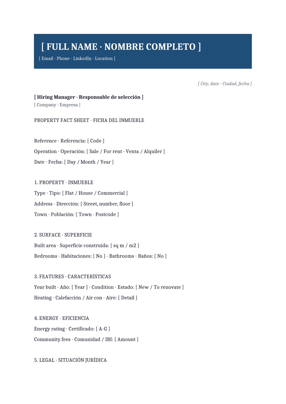 Plantilla Ficha de inmueble bilingüe (ES + EN)
