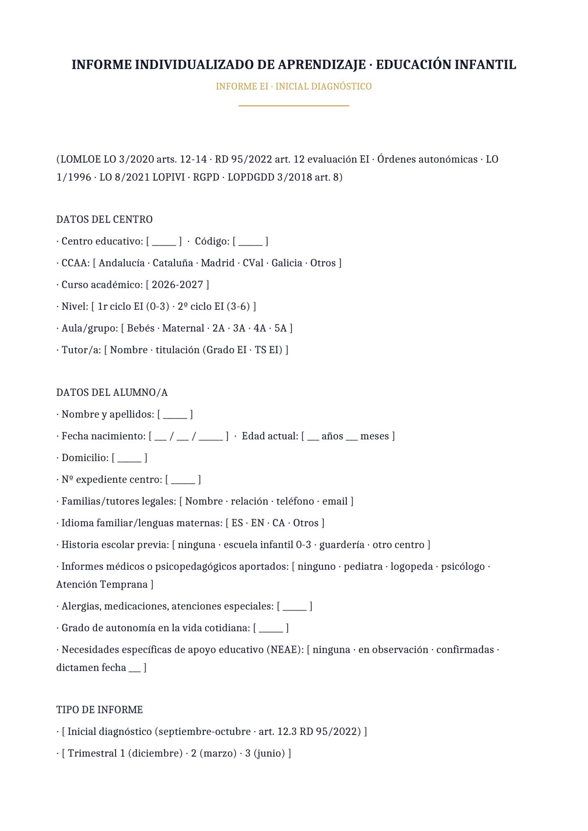 Plantilla Informe inicial diagnóstico EI (septiembre-octubre)