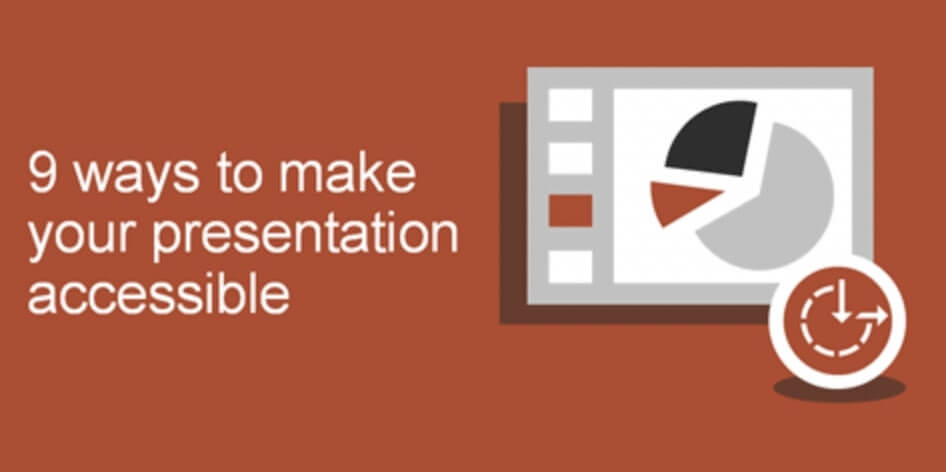 maneras de hacer accesible su presentación
