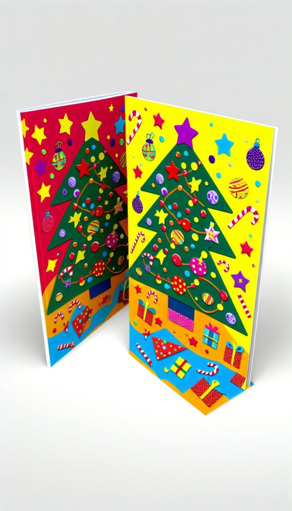 Modelo Infantil de Árbol de Navidad