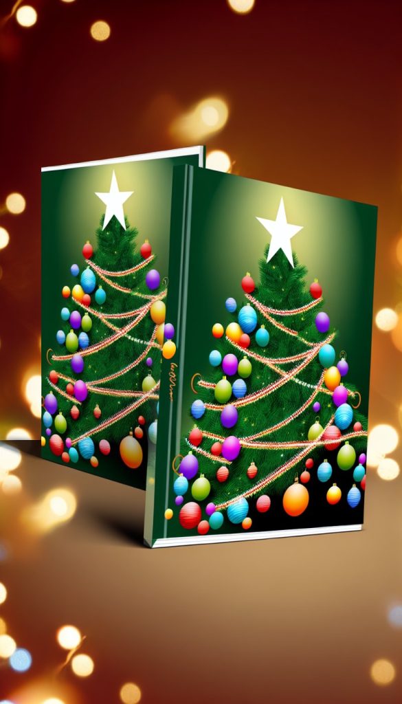 Plantilla de árbol de Navidad en goma eva para adornos navideños