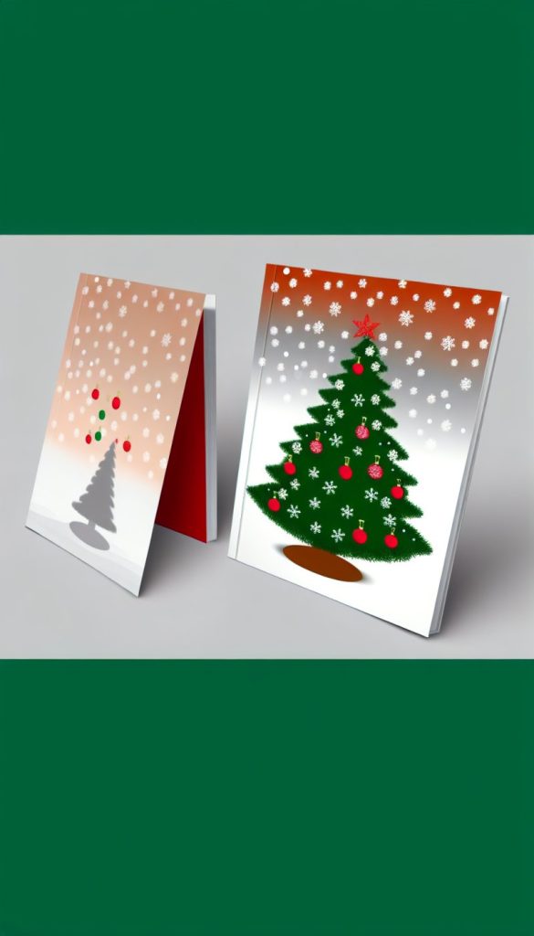 Plantilla de árbol de Navidad: Diseño versátil para manualidades