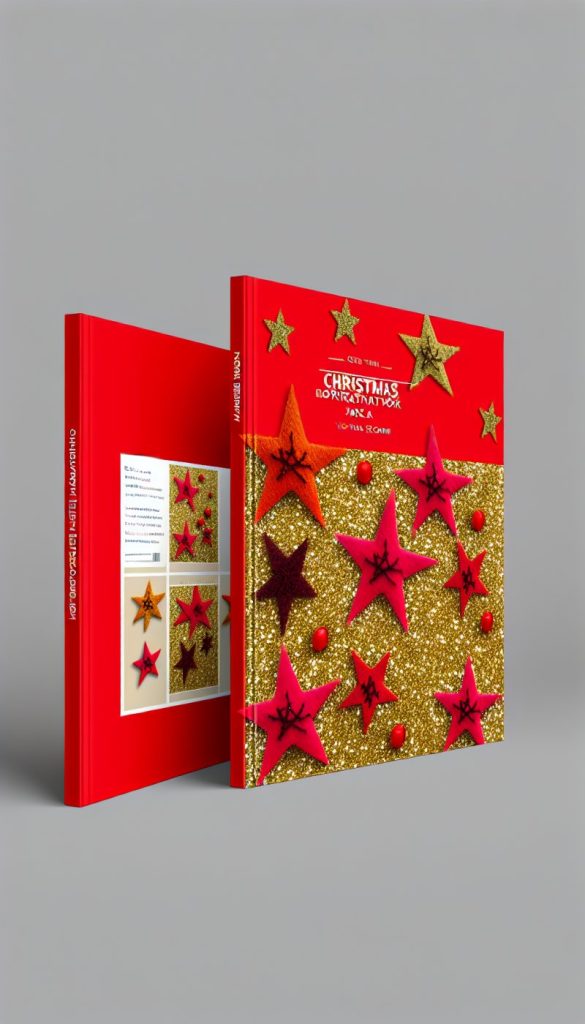 Estrellas Navideñas en Fieltro