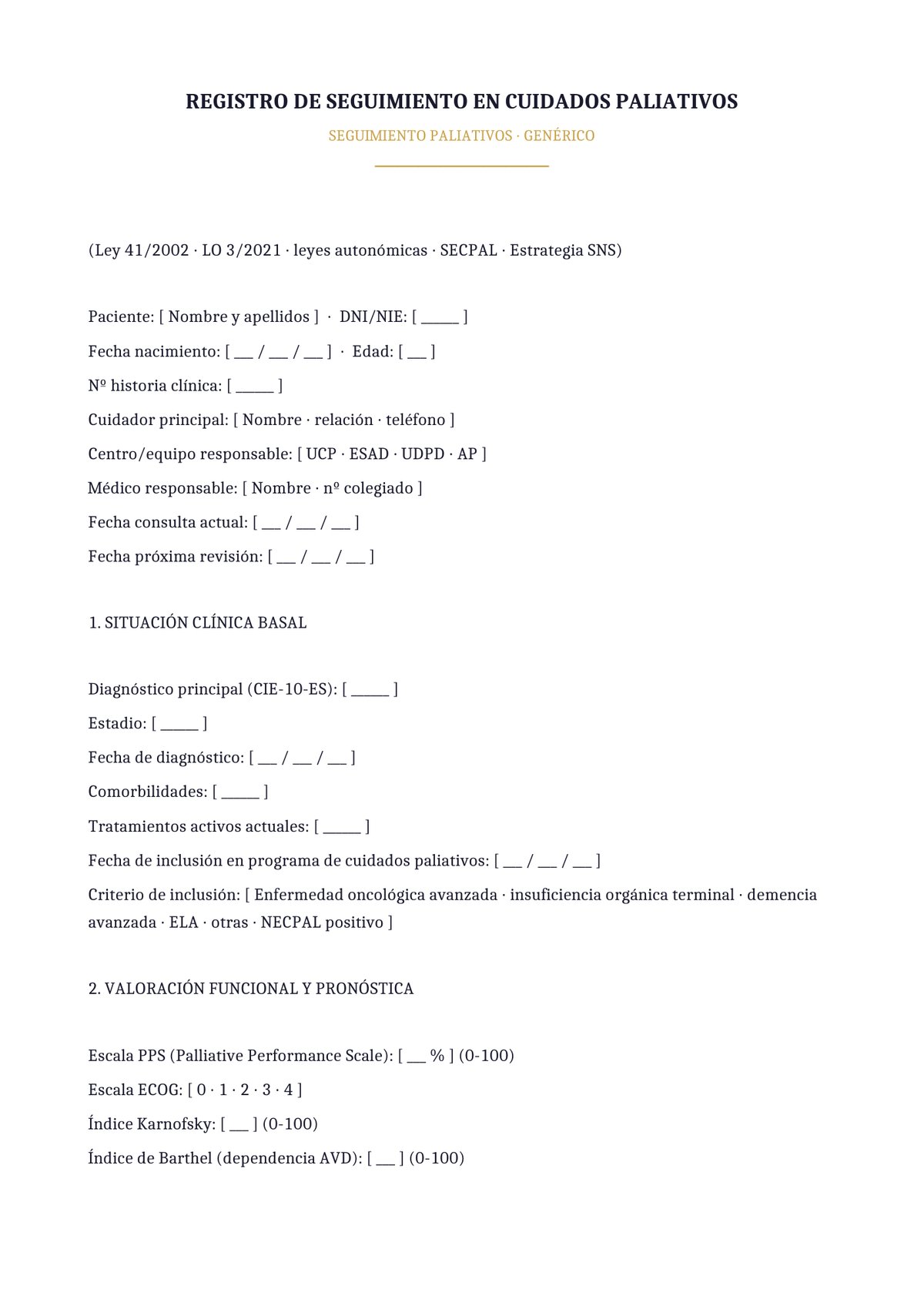 Plantilla Seguimiento paliativos genérico